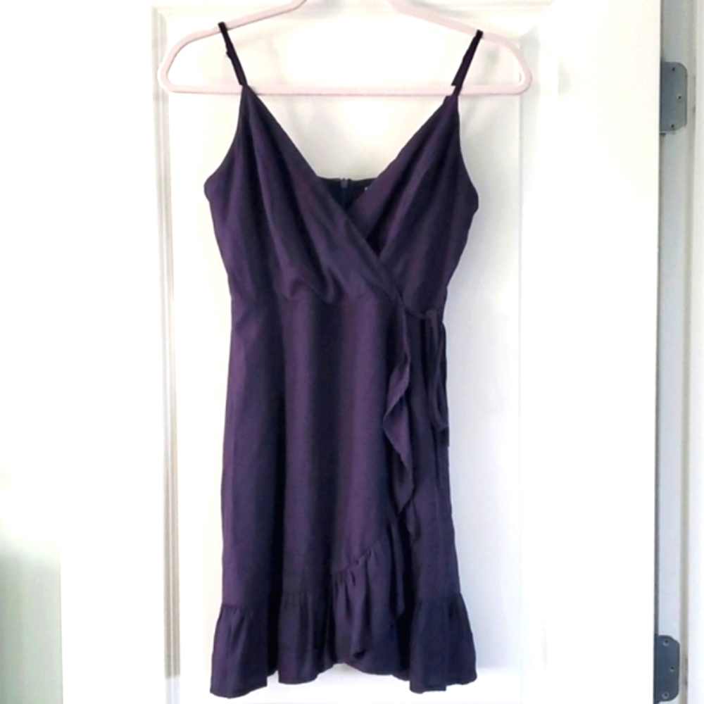 Altar'd State Wrap Dress With Ruffled Hem - Picture 4 of 9